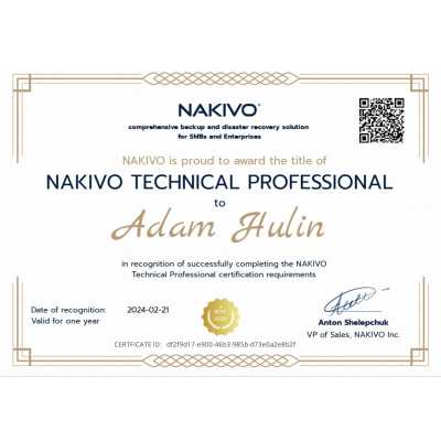 Adam_nakivo technical professional