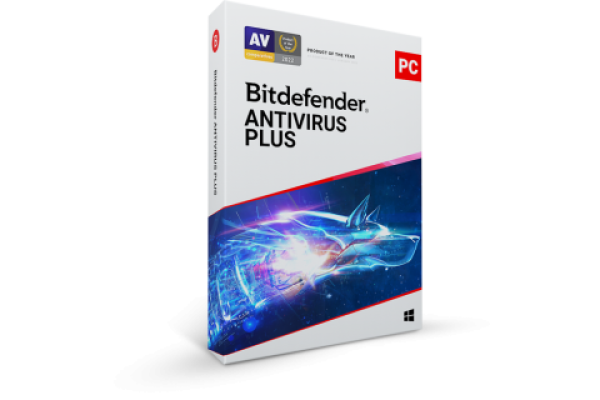 Bitdefender AntiVirus Plus, 1 rok, 5 urządzeń, przedłużenie licencji