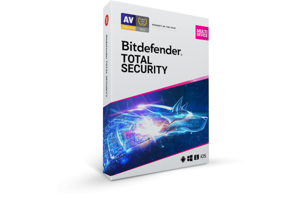 Bitdefender Total Security, 1 rok, 5 urządzeń