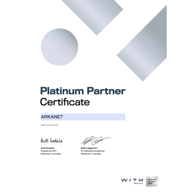 Certyfikat WS Certyfikat WS