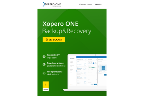 Xopero ONE Virtual Agent per socket odnowienie wsparcia typu standard